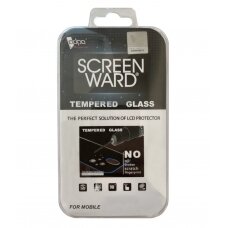 LCD apsauginis stikliukas Adpo 5D pritaikytas dėklui Samsung G990 S21 lenktas juodas
