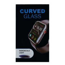 Lcd Apsauginis Stikliukas Full Glue Apple Watch 38 mm Juodas