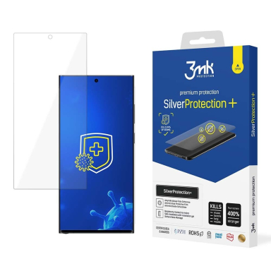 LCD apsauginė plėvelė 3mk Silver Protection+ Samsung S918 S23 Ultra 5G LCD apsauginė plėvelė 3mk Silver Protection+ Samsung S918 S23 Ultra 5G