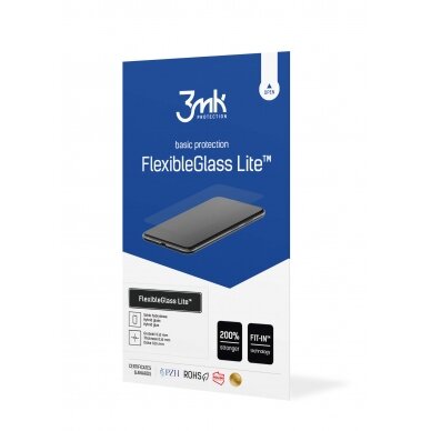 LCD apsauginė plėvelė 3MK Flexible Glass Lite Samsung G991 S21  1