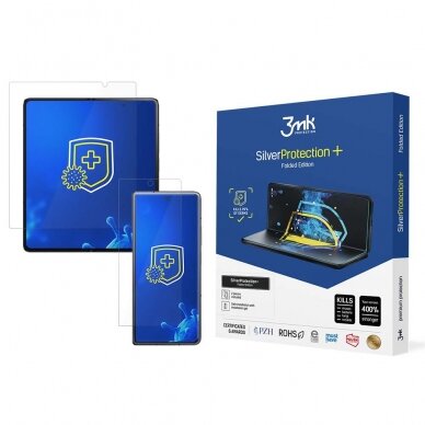 LCD apsauginė plėvelė 3mk Silver Protection+ Folded Edition Samsung F946 Z Fold5 5G LCD apsauginė plėvelė 3mk Silver Protection+ Folded Edition Samsung F946 Z Fold5 5G