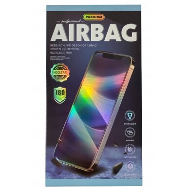 LCD apsauginis stikliukas 18D Airbag Shockproof Samsung A515 A51/S20 FE juodas 1
