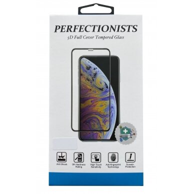 LCD apsauginis stikliukas 3D Perfectionists Samsung S22 Ultra lenktas juodas  1