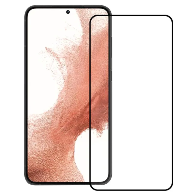 LCD apsauginis stikliukas 5D Cold Carving Samsung S916 S23 Plus 5G lenktas juodas be išpjovimo LCD apsauginis stikliukas 5D Cold Carving Samsung S916 S23 Plus 5G lenktas juodas be išpjovimo