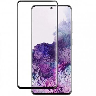LCD apsauginis stikliukas 5D Cold Carving Xiaomi Redmi Note 11 Pro lenktas juodas