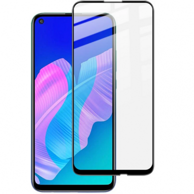 Lcd Apsauginis Stikliukas 5D Full Glue Huawei P40 Lite/P20 Lite 2019 Lenktas Juodais Kraštais