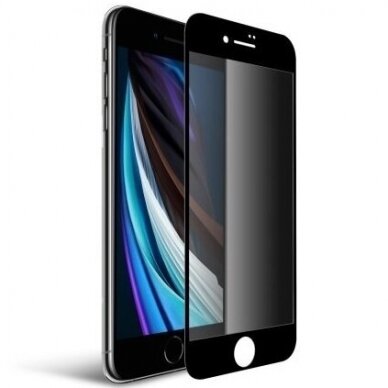LCD apsauginis stikliukas 6D Apple iPhone 7/8/SE 2020/SE 2022 juodas