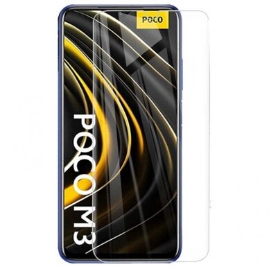 LCD apsauginis stikliukas 9H Xiaomi Poco M3 LCD apsauginis stikliukas 9H Xiaomi Poco M3