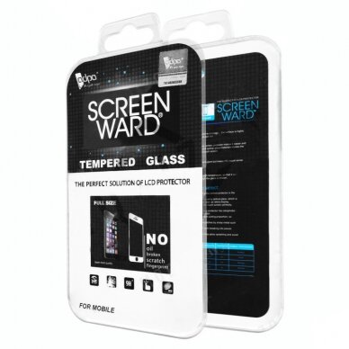 Lcd Apsauginis Stikliukas Adpo 3D Iphone 12/12 Pro Lenktas Juodas  1