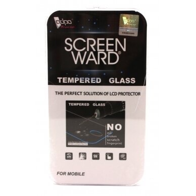 Lcd Apsauginis Stikliukas Adpo 3D Iphone 6 Plus Lenktas Baltas  1
