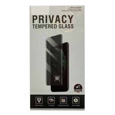 LCD apsauginis stikliukas Full Privacy Apple iPhone 6/6S juodas  1
