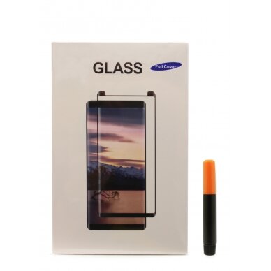LCD apsauginis stikliukas M1 5D UV Glue Samsung Galaxy S21/S30 lenktas skaidrus  1