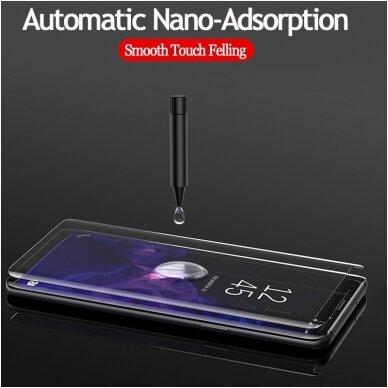 Lcd Apsauginis Stikliukas Nano Optics 5D Uv Glue Samsung G935 S7 Edge Lenktas Skaidrus  2
