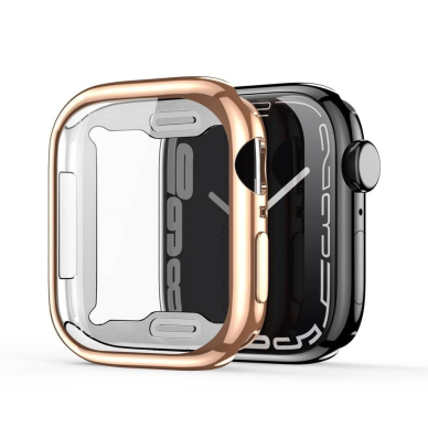 LCD apsauginis stikliukas/dėklas Dux Ducis Samo Apple Watch 45mm rožinis LCD apsauginis stikliukas/dėklas Dux Ducis Samo Apple Watch 45mm rožinis