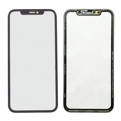 LCD stikliukas Apple iPhone 11 su rėmeliu ir OCA juodas V3 LCD stikliukas Apple iPhone 11 su rėmeliu ir OCA juodas V3