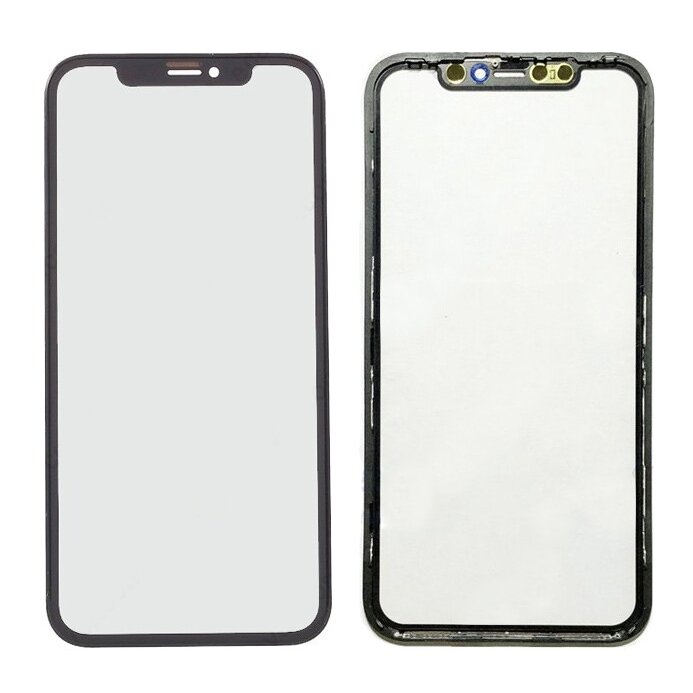 LCD stikliukas Apple iPhone 11 su rėmeliu ir OCA juodas V3 LCD stikliukas Apple iPhone 11 su rėmeliu ir OCA juodas V3