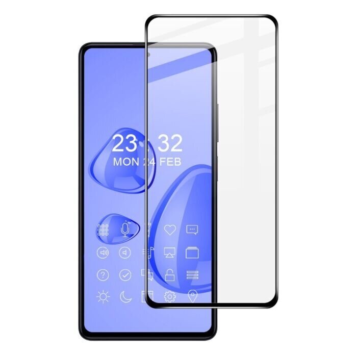 LCD apsauginis stikliukas 2.5D Perfectionists Xiaomi Poco X5 Pro lenktas juodas LCD apsauginis stikliukas 2.5D Perfectionists Xiaomi Poco X5 Pro lenktas juodas