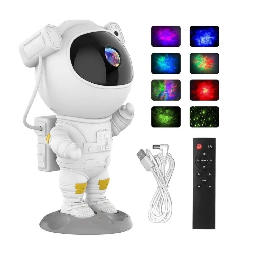 LED 3D galaktikų ir žvaigždžių projektorius "Astronaut" LED 3D galaktikų ir žvaigždžių projektorius "Astronaut"