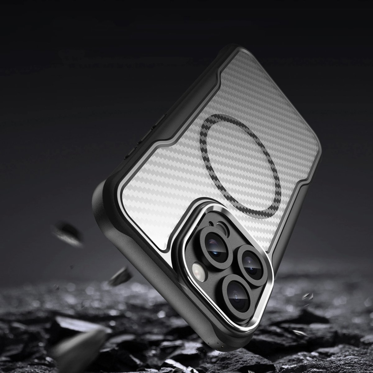 Dėklas Leading Series MagSafe iPhone 16 Pro - Juodas 7 Dėklas Leading Series MagSafe iPhone 16 Pro - Juodas 7