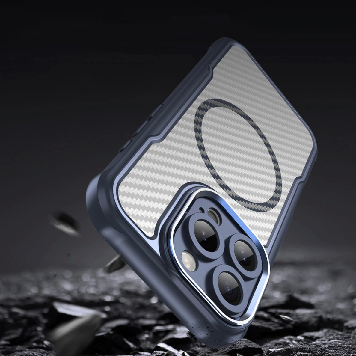 Dėklas Leading Series MagSafe iPhone 16 Pro - Mėlynas 8 Dėklas Leading Series MagSafe iPhone 16 Pro - Mėlynas 8