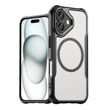 Akcija! Dėklas Leading Series MagSafe iPhone 16 Plus - Juodas
