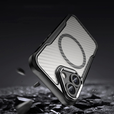 Dėklas Leading Series MagSafe iPhone 16 - Juodas 8 Dėklas Leading Series MagSafe iPhone 16 - Juodas 8