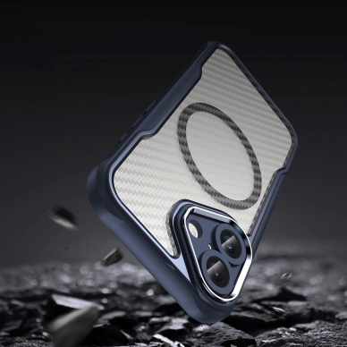 Dėklas Leading Series MagSafe iPhone 16 - Mėlynas 7 Dėklas Leading Series MagSafe iPhone 16 - Mėlynas 7