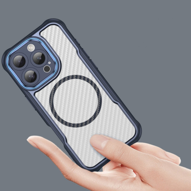 Dėklas Leading Series MagSafe iPhone 16 Pro - Mėlynas 4 Dėklas Leading Series MagSafe iPhone 16 Pro - Mėlynas 4