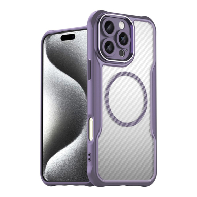 Dėklas Leading Series MagSafe iPhone 16 Pro Max - Violetinis Dėklas Leading Series MagSafe iPhone 16 Pro Max - Violetinis