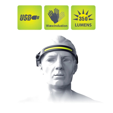 LED galvos prožektorius su IPX4 motion sensor USB-C 1200 mAh - Juodas 14 LED galvos prožektorius su IPX4 motion sensor USB-C 1200 mAh - Juodas 14