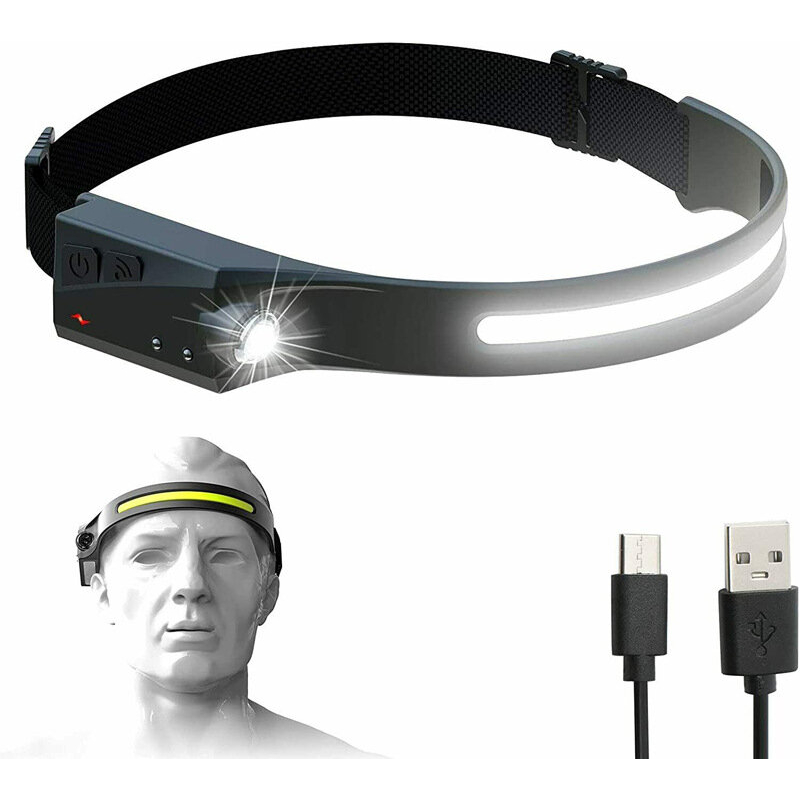 LED galvos prožektorius su IPX4 motion sensor USB-C 1200 mAh - Juodas 1