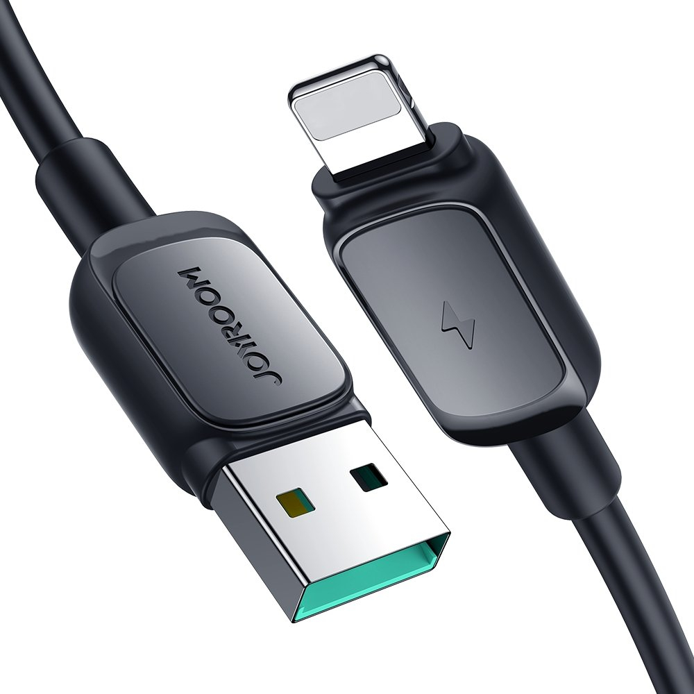 Lightning - USB 2.4A cable 1.2m Joyroom S-AL012A14 - black Lightning - USB 2.4A cable 1.2m Joyroom S-AL012A14 - black