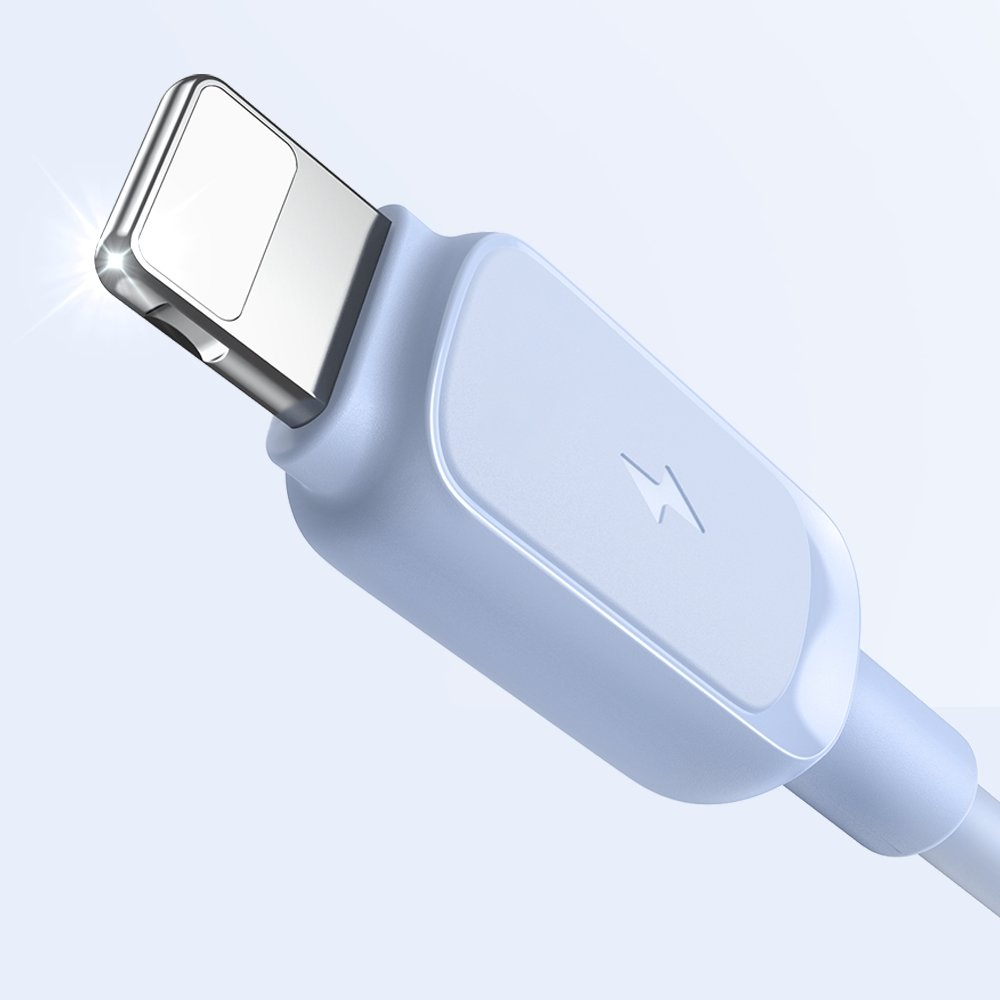 Lightning - USB 2.4A cable 1.2m Joyroom S-AL012A14 - Mėlynas 7 Lightning - USB 2.4A cable 1.2m Joyroom S-AL012A14 - Mėlynas 7