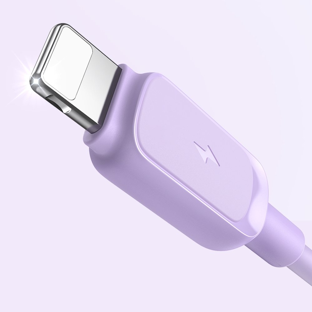 Lightning - USB 2.4A cable 1.2m Joyroom S-AL012A14 - Violetinis 7 Lightning - USB 2.4A cable 1.2m Joyroom S-AL012A14 - Violetinis 7