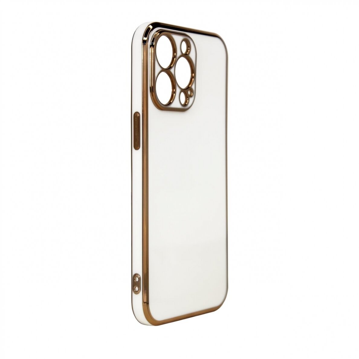 Dėklas Lighting Color Case for Xiaomi Redmi Note 11 Baltas, auksiniais kraštais 3 Dėklas Lighting Color Case for Xiaomi Redmi Note 11 Baltas, auksiniais kraštais 3