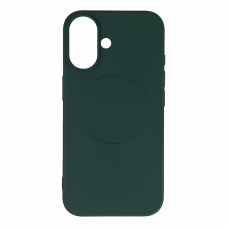 iPhone 16e – Liquid Silicone dėklas su MagSafe - Žalias
