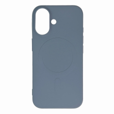 Samsung Galaxy S25 Edge – Liquid Silicone dėklas su MagSafe - Pilkas