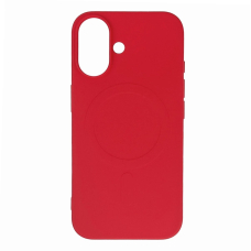 Samsung Galaxy S25 Edge – Liquid Silicone dėklas su MagSafe - Raudonas
