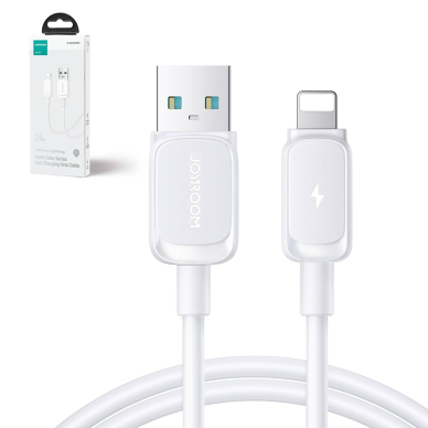 Lightning - USB 2.4A cable 1.2m Joyroom S-AL012A14 - white 2 Lightning - USB 2.4A cable 1.2m Joyroom S-AL012A14 - white 2