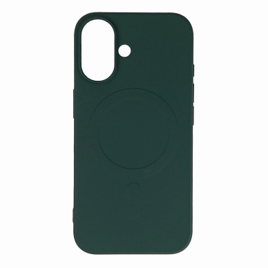 iPhone 16e – Liquid Silicone dėklas su MagSafe - Žalias