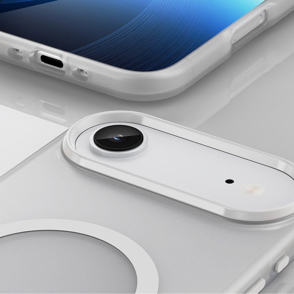 iPhone 17 Air Magnetic Abrasive dėklas, suderinamas su MagSafe – matinės baltos spalvos 3 iPhone 17 Air Magnetic Abrasive dėklas, suderinamas su MagSafe – matinės baltos spalvos 3