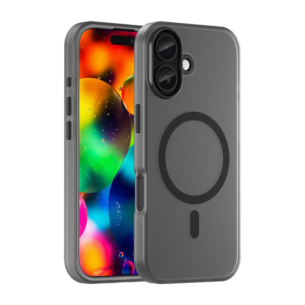 iPhone 17 Magnetic Abrasive dėklas, suderinamas su MagSafe – matinės juodos spalvos iPhone 17 Magnetic Abrasive dėklas, suderinamas su MagSafe – matinės juodos spalvos