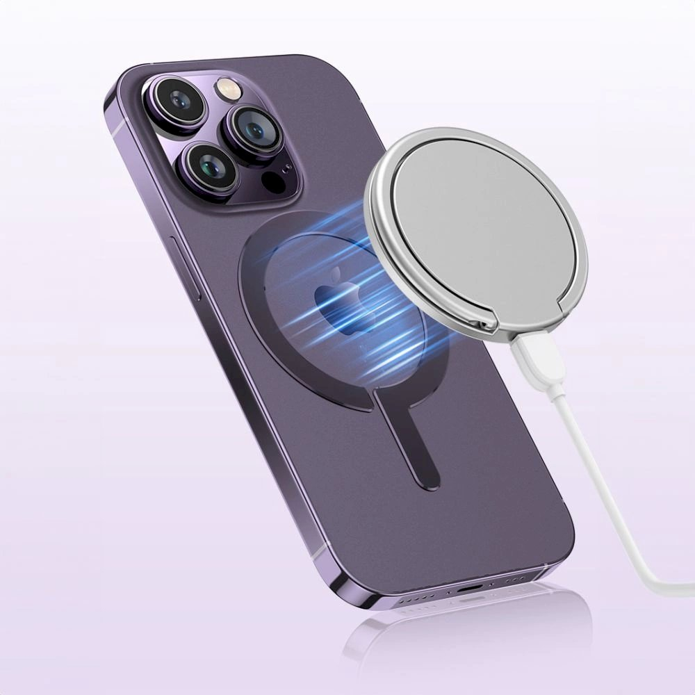 MagSafe Tech-Protect MetalRing universal magnetic - Juodas / silver (2 pcs) 1 MagSafe Tech-Protect MetalRing universal magnetic - Juodas / silver (2 pcs) 1