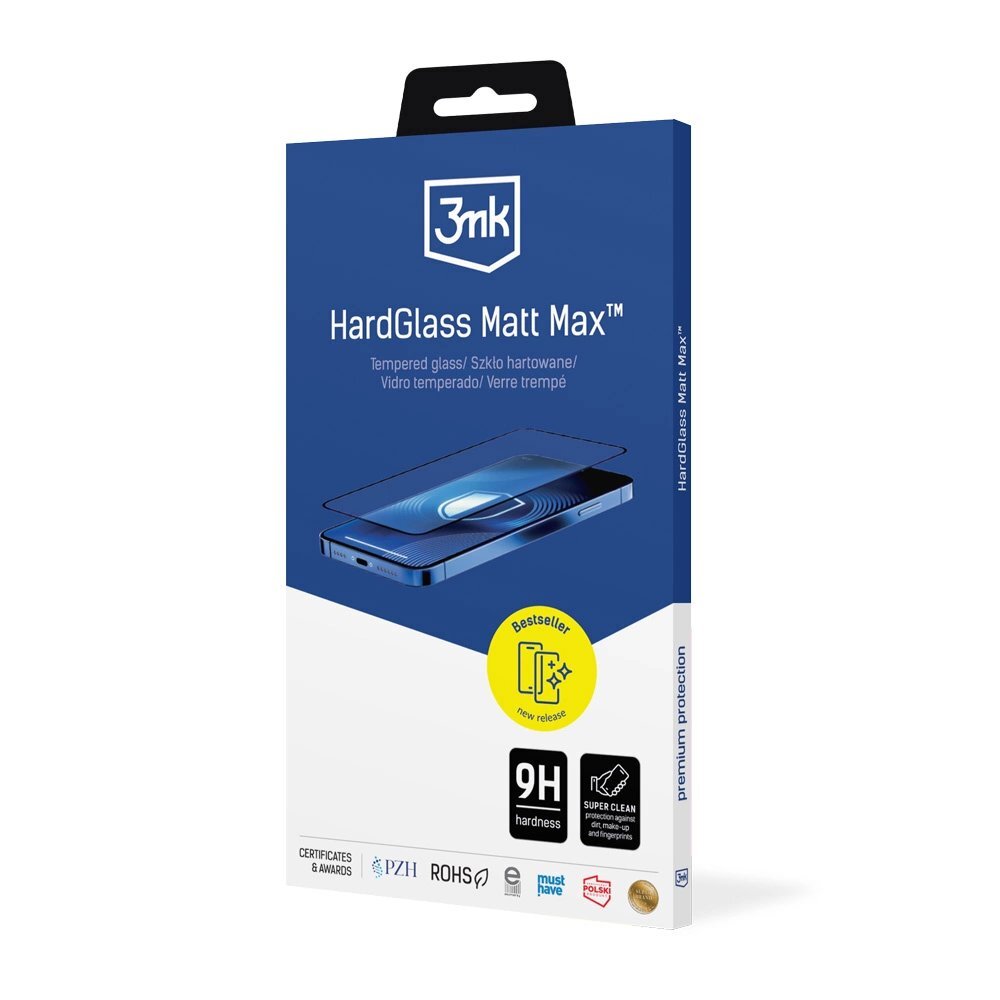 Samsung Galaxy S25 Edge 3mk HardGlass Matt Max matinis grūdintas stiklas Samsung Galaxy S25 Edge 3mk HardGlass Matt Max matinis grūdintas stiklas