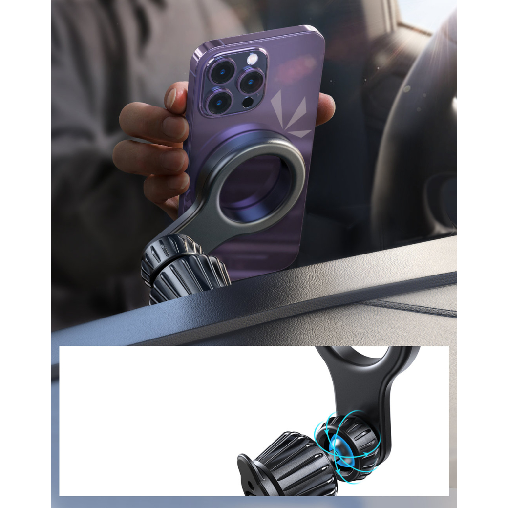 Magnetic car holder for iPhone with MagSafe Joyroom JR-ZS355 - black 12 Magnetic car holder for iPhone with MagSafe Joyroom JR-ZS355 - black 12