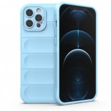 Dėklas Magic Shield Case iPhone 12 Pro Max Šviesiai Mėlynas