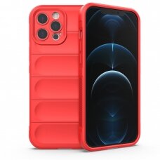 Dėklas Magic Shield Case iPhone 12 Pro Max Raudonas