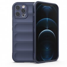 Dėklas Magic Shield Case iPhone 12 Pro Max Tamsiai Mėlynas