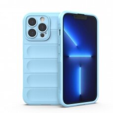 Dėklas Magic Shield Case iPhone 13 Pro Max Šviesiai Mėlynas