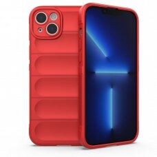 Dėklas Magic Shield iPhone 14 Plus Raudonas